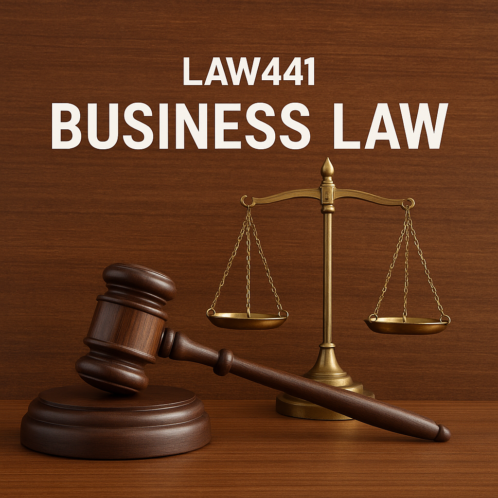 Diploma : LAW441 Business Law