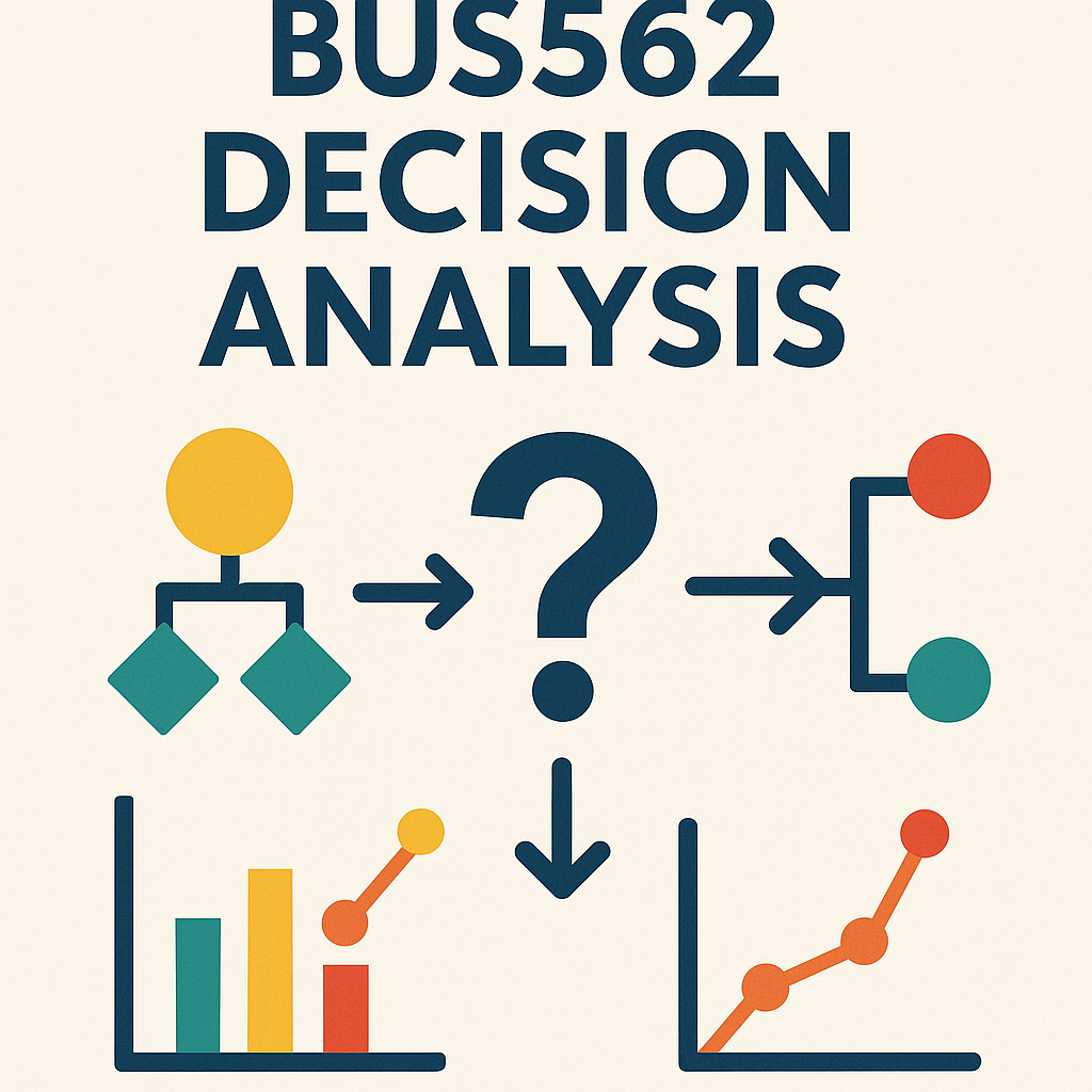 Postgraduate Diploma : BUS562 Decision Analysis