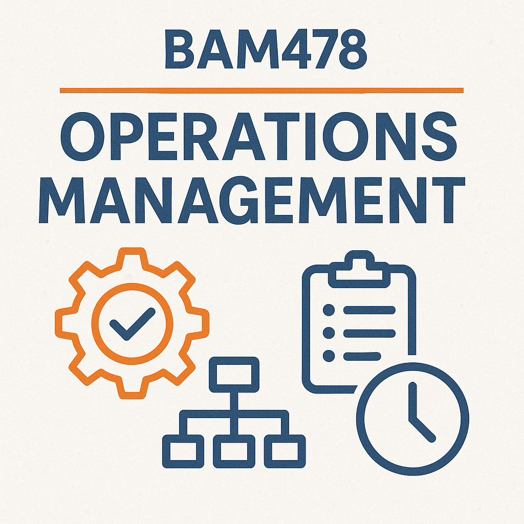Higher Diploma : BAM478 Operations Management
